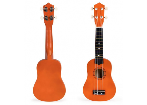 Gitara ukulele dla dzieci drewniana 4 strunowa