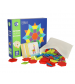 PUZZLE EDUKACYJNE DREWNIANE UKŁADANKA MONTESSORI  155 ELEMENTÓW