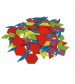 PUZZLE EDUKACYJNE DREWNIANE UKŁADANKA MONTESSORI  155 ELEMENTÓW