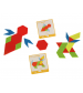 PUZZLE EDUKACYJNE DREWNIANE UKŁADANKA MONTESSORI  155 ELEMENTÓW