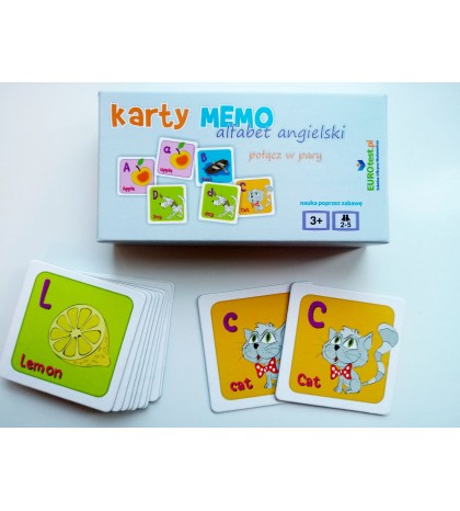 Karty MEMO - Alfabet angielski